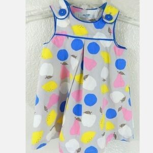 Baby Boden Fruit Print Sleeveless Dress